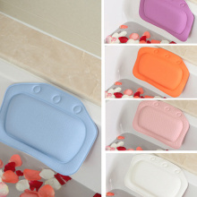 1Pcs Bathtub Pillow Waterproof PVC Foam Sponge Cushion Head Neck Rest Pillows With Suction Cups Bathroom Accessories