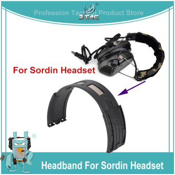 Z-TAC Tactcial Headset MSA Sordin Headband For Aviation Headphones Active Shooting Airsoft Headphones Accessories Headband