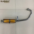 Motorcycle Exhaust Full System Muffler Contact Pipe Slip-On For Honda CG125 CG150 CG200 CG 125 150 200