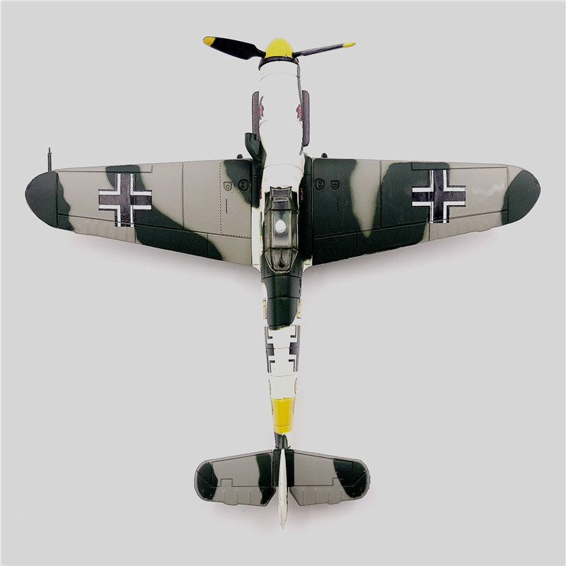 1:72 1/72 Scale WWII German air ace Fighter BF 109 BF-109 Me-109 Diecast Metal Airplane Plane Aircraft Model Toy