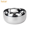 HAICAR Love Beauty Female Fashion Stainless Steel Double Layer Shaving Mug Lid Bowl Cup For Shave Brush Drop Shipping 170207