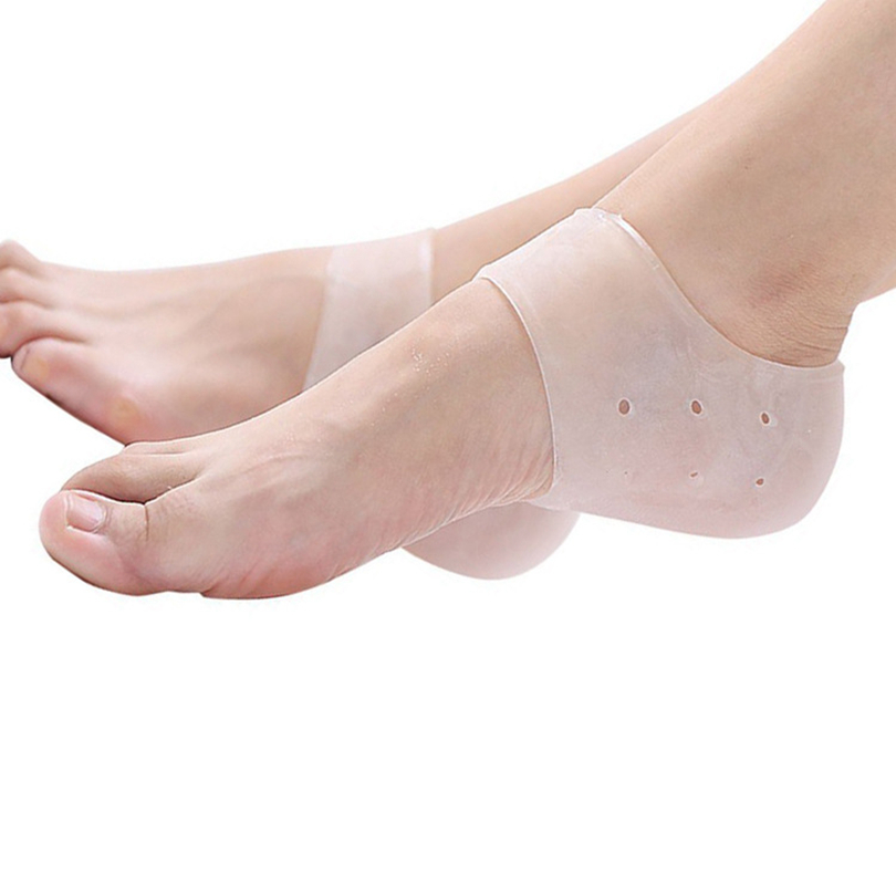 2pcs=1pair Silicone Gel Heel Socks Orthopedoc supplies Moisturizing Anti-slip Maintenance Cracked Foot Skin Care Protectors Tool