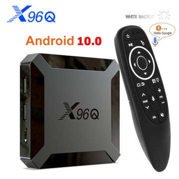 TV Box Android 10 X96Q Allwinner H313 Quad Core 4K 2.4G Wifi 1GB 8GB 2GB 16GB H.265 Media Player 3D Video TVBOX 2020 Set Top Box