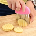 Stainless Steel Potato Chips Making Peeler Cutter Vegetable Kitchen Knives Fruit Tool Knife Accessories Wavy Cutter