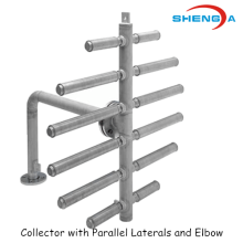 SS Collector with Parallel Laterals and Elbow