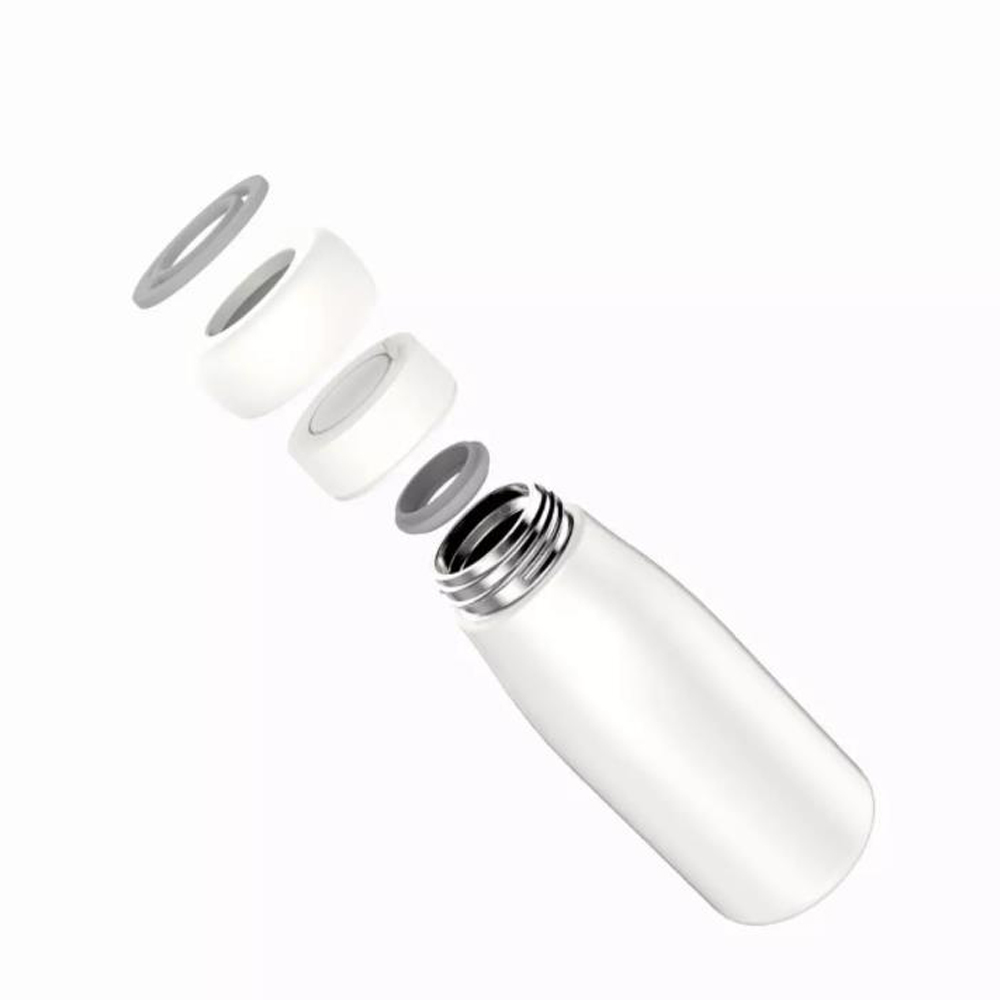 Smat Home Thermo Vacuum Bottle 400ML Portable Stainless Steel Double Lock Temperature Water Bottle For Travel Sport