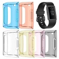 For -Fitbit Charge 3/4 tpu protective case for smart watch band accessories D08A