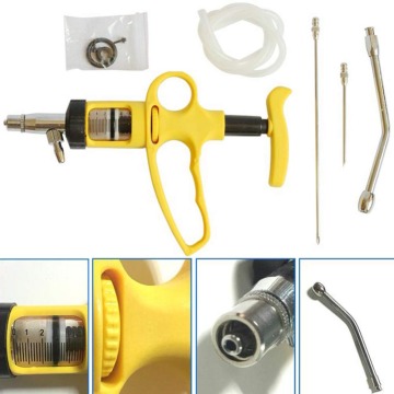 10 ml Continuous Feeder Gun Veterinary Potting Gun Adjustable Feeding for Cattle Sheep Goat Livestock Tool