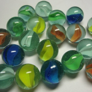 25MM Children Pinball Machine Glass Marbles Clear Balls Charms Vase Aquarium Home Decoration Toys for Kids Baby 20pcs/lot