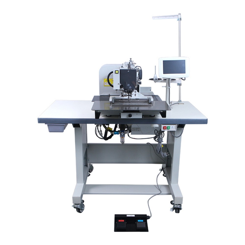 HM-2010 200 X100 mm Electric Pattern Sewing Machine Pet Belt and Rope Heavy Duty Machine (1)