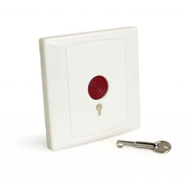 Library Shop Fire Smoke Alarm System 10pcs Smoke Fire Detectors 2 Panic Button 1 External Solar Alarm Fire Siren