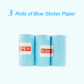 3 blue sticker