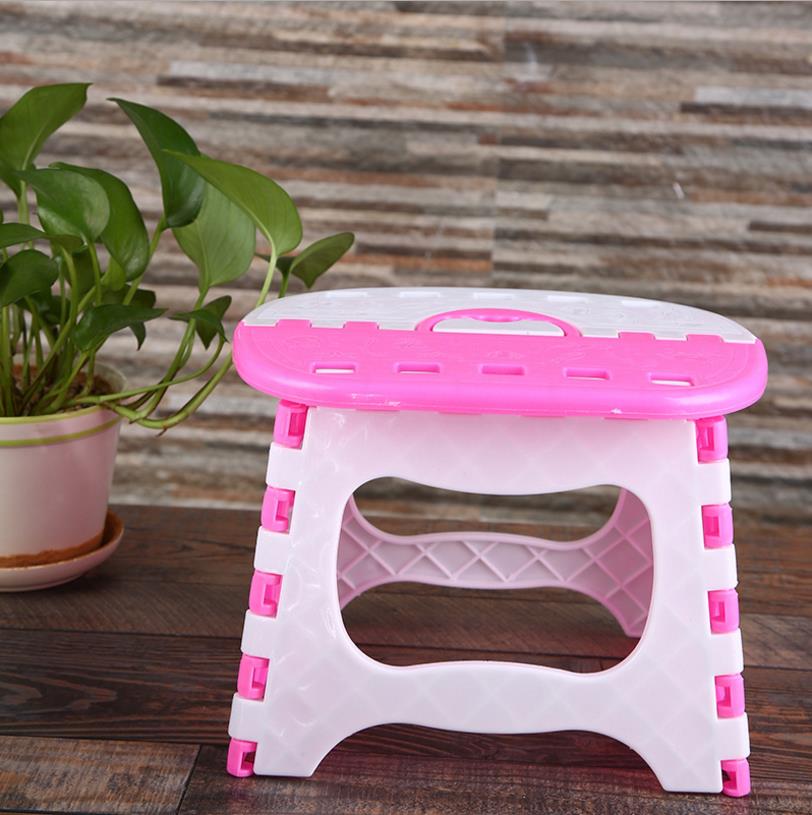Hot Sale Plastic Folding Stool 6 Type Thicken Chair Portable Home Furniture Child Convenient Dinner Stools
