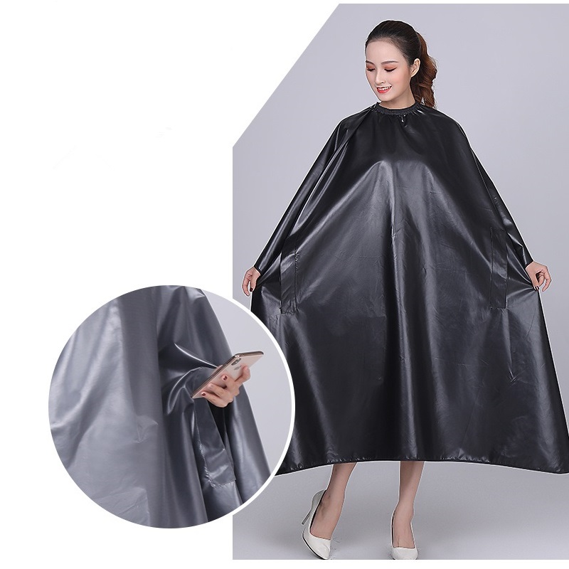 Salon Professional Hair Styling Cape, Hair Treatments Hair Cutting Coloring Waterproof Non-sticky Barber Hairdressing Wai Cloth