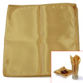 10Pcs Gold Square Cloth Napkins for Holiday Party Banquet Wedding Hotels Decor