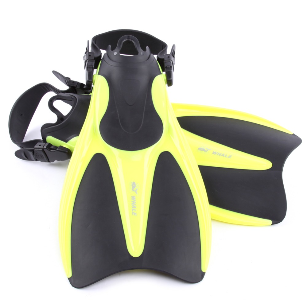 Professional Swimming Diving Fins Diving Snorkel Adjustable Size Foot Flipper Water Sports Swimming Diving Equipment