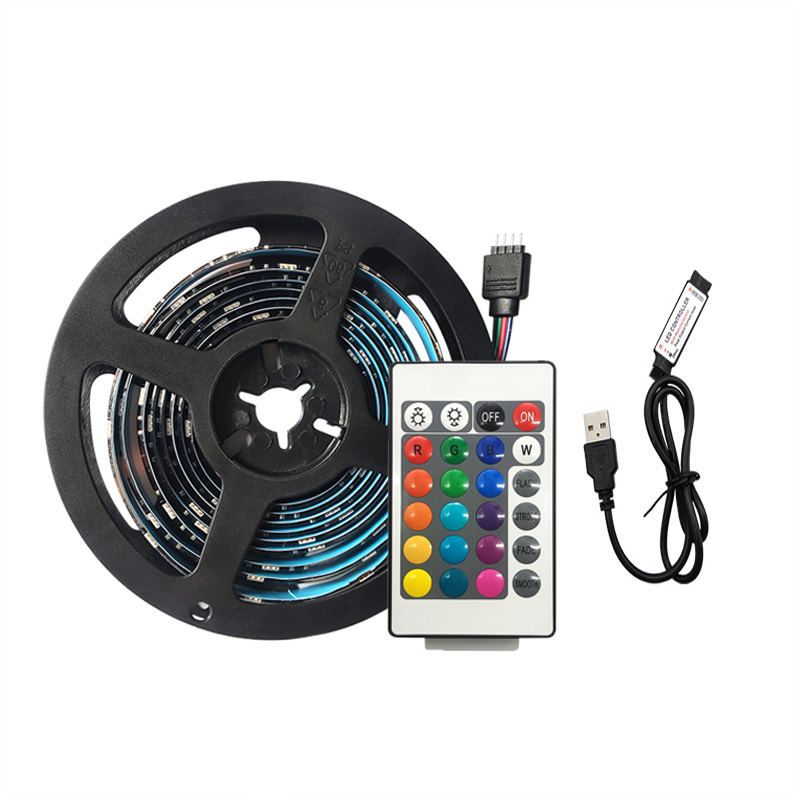 5v Usb Tv Strip With 24 Key Ir Remote
