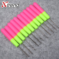 10pcs/lot Plastic Crochet Braid Needle Use For Human Hair Extension Tools Wig Hook Needle Threader Knitting Crochet Needle