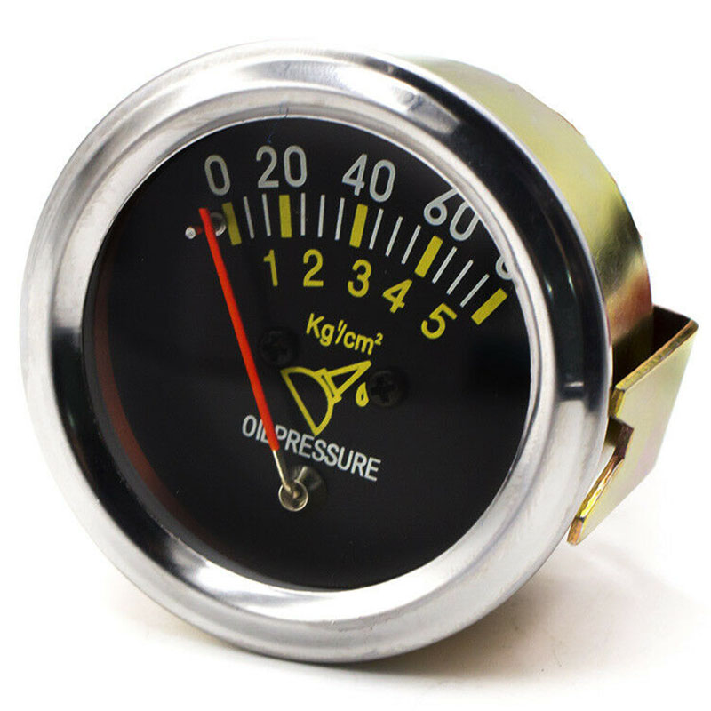 Universal 2inch 52mm Mechanical Car Oil Pressure Gauge 0-80 PSI Car Meter New