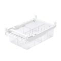 Refrigerator Organizer 1/4/8 Grid Transparent Rectangle Fresh Spacer Layer Fridge Storage Bin Containers For Food Vegetable