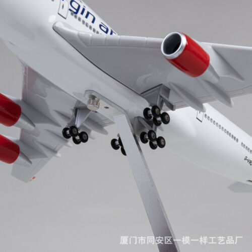 1/150 Virgin Atlantic Airways B747-400 Passanger Plane with LED Voice Light Displa for cellection in stock