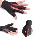 HobbyLane Billiard Pool Shooters Left Hand 3 Half Fingers Billiard Gloves Snooker Gloves High Strength Billiard Accessories