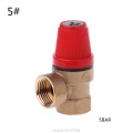 Brass Safety Valve Drain Relief Swithch For Solar Water Heater Double Inner Wire O30 20 Dropshipping