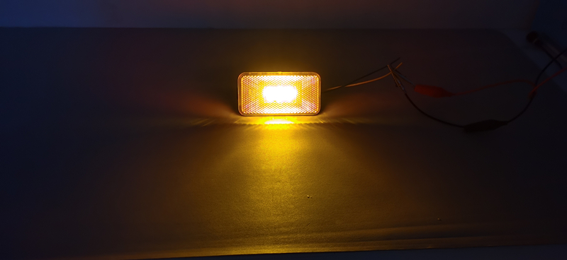 10pcs 24v Amber Led lights for Scania side marker 6 series Heavy Truck for Scania Clearance Lamps truck body parts
