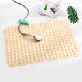 Bathroom Anti-slip Mat Bath Shower Massage Foot Pad Waterproof PVC Toilet Rugs Mat With Suction Cup Household Solid Bath Doormat