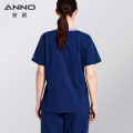 ANNO Nursing Uniforms Elastic Spandex Clinics Suit Female Male Scrubs Hospital Clothing Breathable Cloth Heathy Beauty Wear