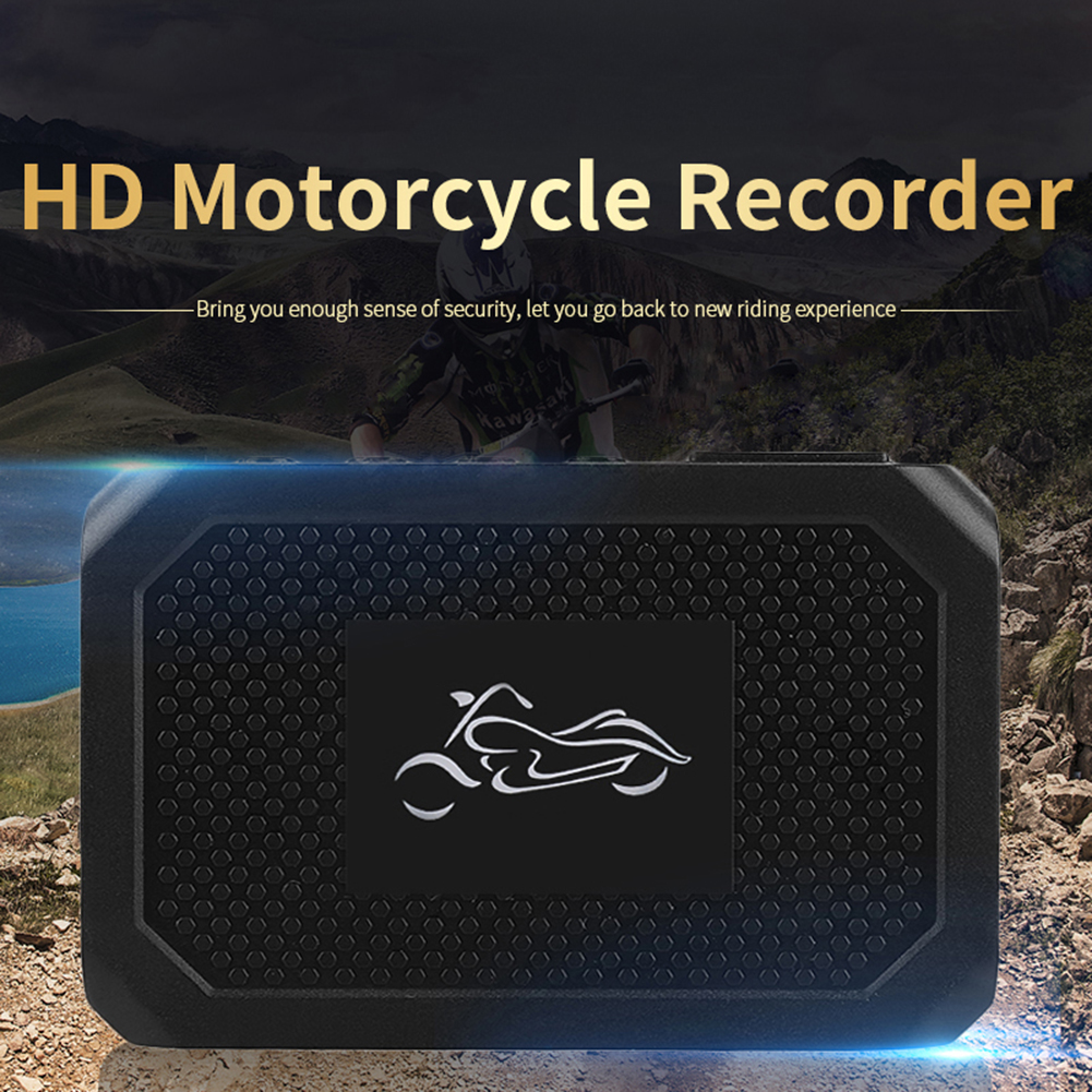 M1 1080P HD Motorcycle DVR 4G Large Wide-angle Lens System 2-Camera Dual Channel Loop Recording Dash Cam