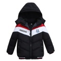 New Fashion Patchwork Boys Jacket&Outwear Warm hooded Winter jackets for boy coat Children Winter Clothing