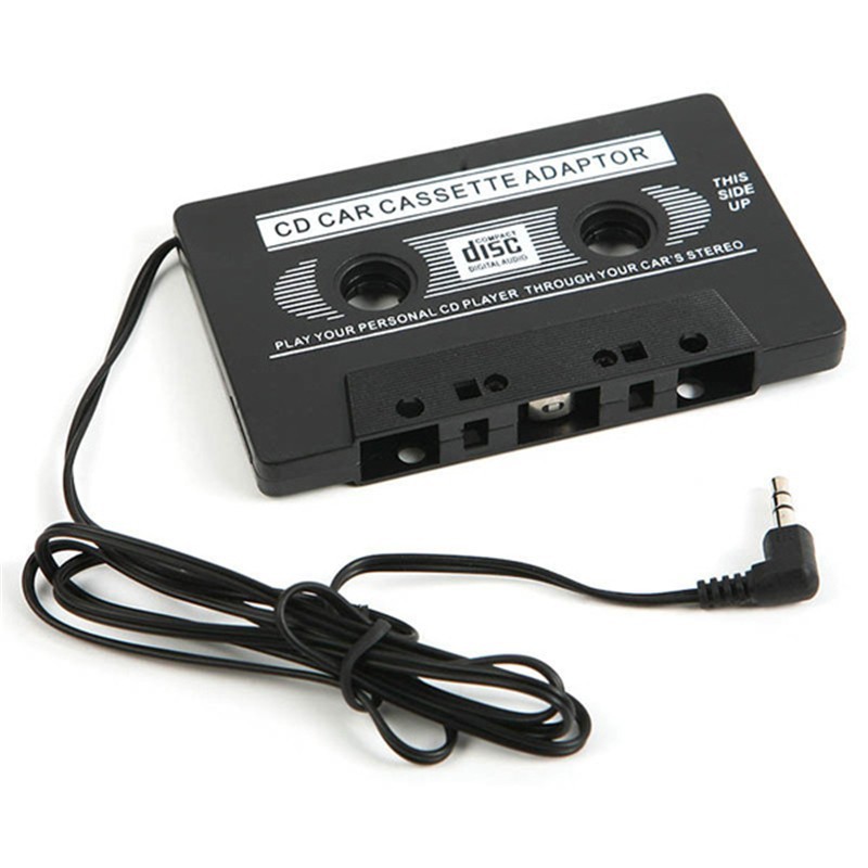 1PCs Universal Car Cassette Car Audio Cassette Tape Adapter Mp3 Player Converter for iPod MP3 CD DVD Cassette Recorders Players