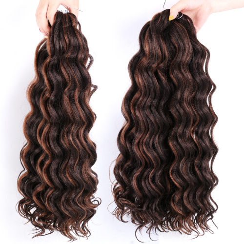 Synthetic Faux Locs Curly Ocean Wave Hair Extensions Supplier, Supply Various Synthetic Faux Locs Curly Ocean Wave Hair Extensions of High Quality