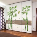 Green Bamboo Forest Wall Stickers Vinyl DIY Decorative Mural Art for Living Room Cabinet Decoration Home Decor