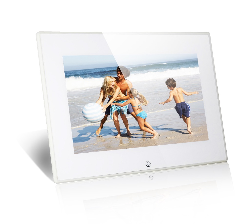 7 inch Full function Digital Photo Frame (16:9 800*480, Remote,picture slide show, video, music, clock, alarm)
