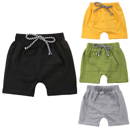 Focusnorm New Casual Cute Toddler Infant Baby Girl Boy Cotton Casual Sport Jogger Pants Shorts