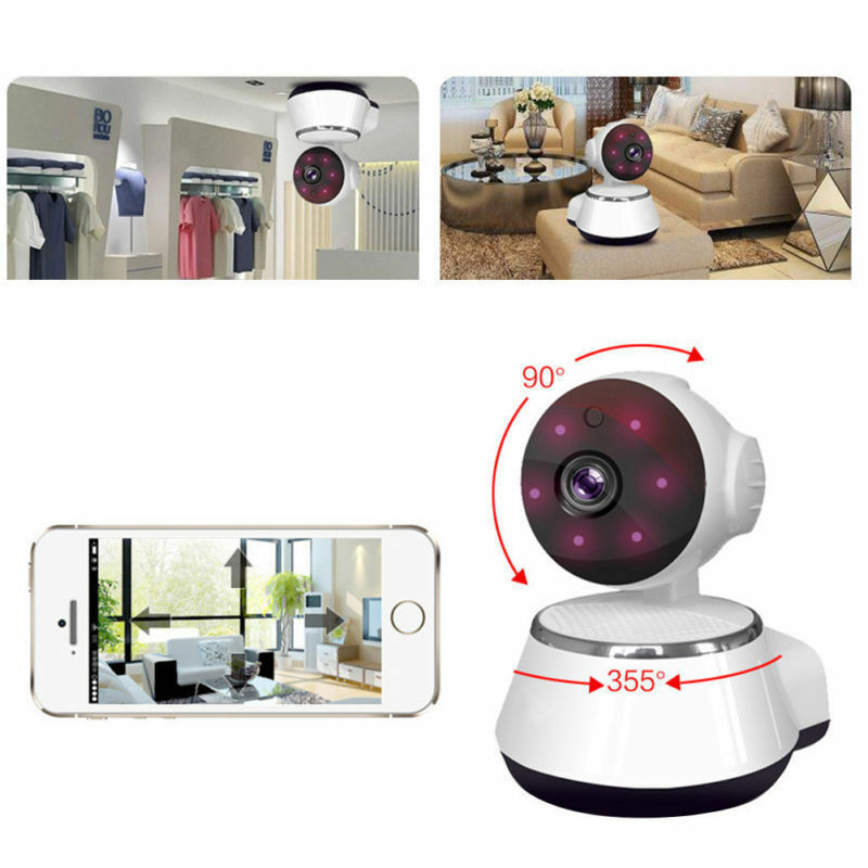 Mini WiFi monitor IP camera smart home security system. With 720P HD resolution Baby Pet Monitor CAMERA