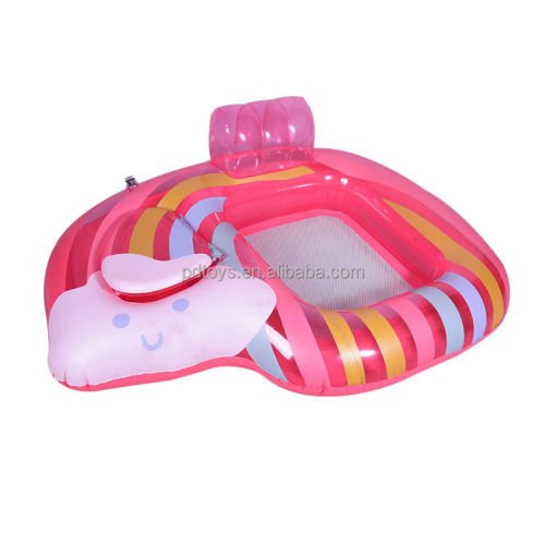 Summer Water Rainbow Floating Bed Inflatable Pool Float for Sale, Offer Summer Water Rainbow Floating Bed Inflatable Pool Float