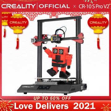 CREALITY 3D Printer CR-10S Pro V2 with BL Touch Auto-Level, Touch Screen, with Capricorn PTFE