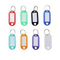 Proster 200 Pcs Key ID Labels Tags with Key Ring Split Rings Multi Colors Numbered Name Baggage Luggage Tags for Home Hotel