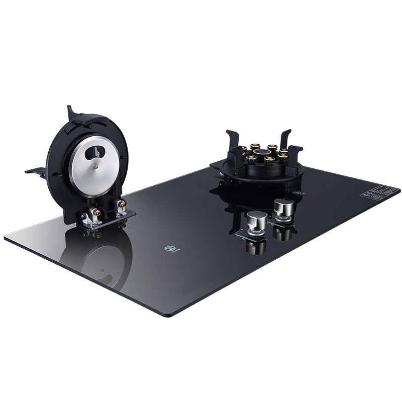 table embedded gas stove household energy-saving gas stove natural liquefied gas cooktop dual-purpose flip-type fierce stove