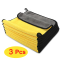 3pcs Car Detailing Microfiber Towel Coral Fleece Absorbent Car Wash Towel Multifunctional Cleaning Towel Microfiber Towel Wash