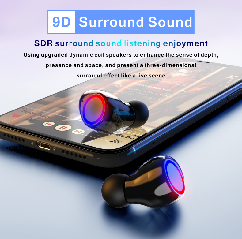 M12 Mini Earbuds TWS Wireless Bluetooth 5.0 Earphone Headphone With Microphone Stereo In-ear Headset For Smart Phone Accessories