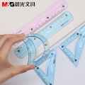 M&G Soft Flexible Geometry Ruler Set Maths Drawing compass stationery Rulers Protractor mathematical compasses for School AR0467