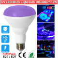 UV LED Black Light Bulbs AC100-240V 12W UVA Level Light Bulb For Blacklight Party Club Aquarium Band Body Art D30