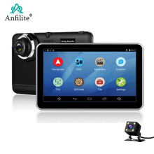 Anfilite Car DVR 7 inch Android dash cam wifi GPS Navigation fhd 1080p Camera Recorder Vehicle Recorder free EU Russia maps