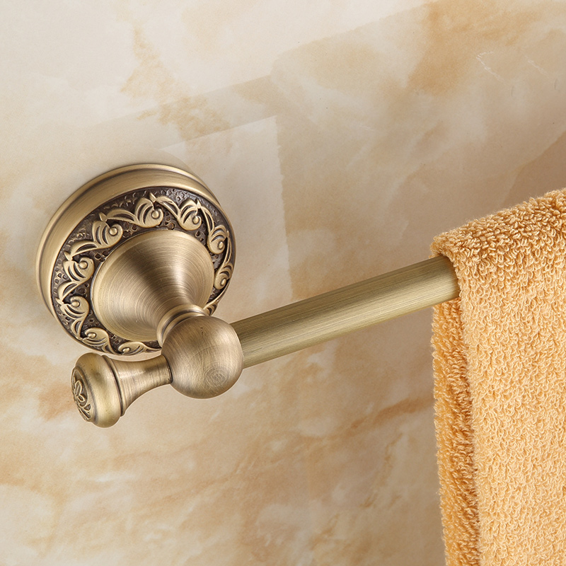 700Brass Single Towel Bar, Double Towel Bar, 45cm, 50cm, 60cm, Bathroom Shower Organization Hanger Holder for Bath / Hand Towel
