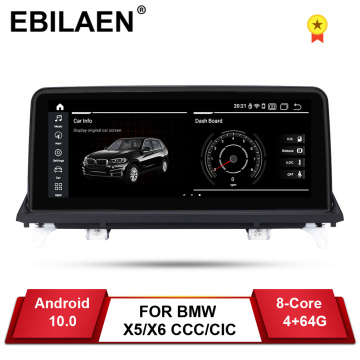 EBILAEN Android 10 Car DVD Player for BMW X5 E70/X6 E71 (2007-2013) CCC/CIC System Unit PC Navigation Auto Radio Multimedia IPS