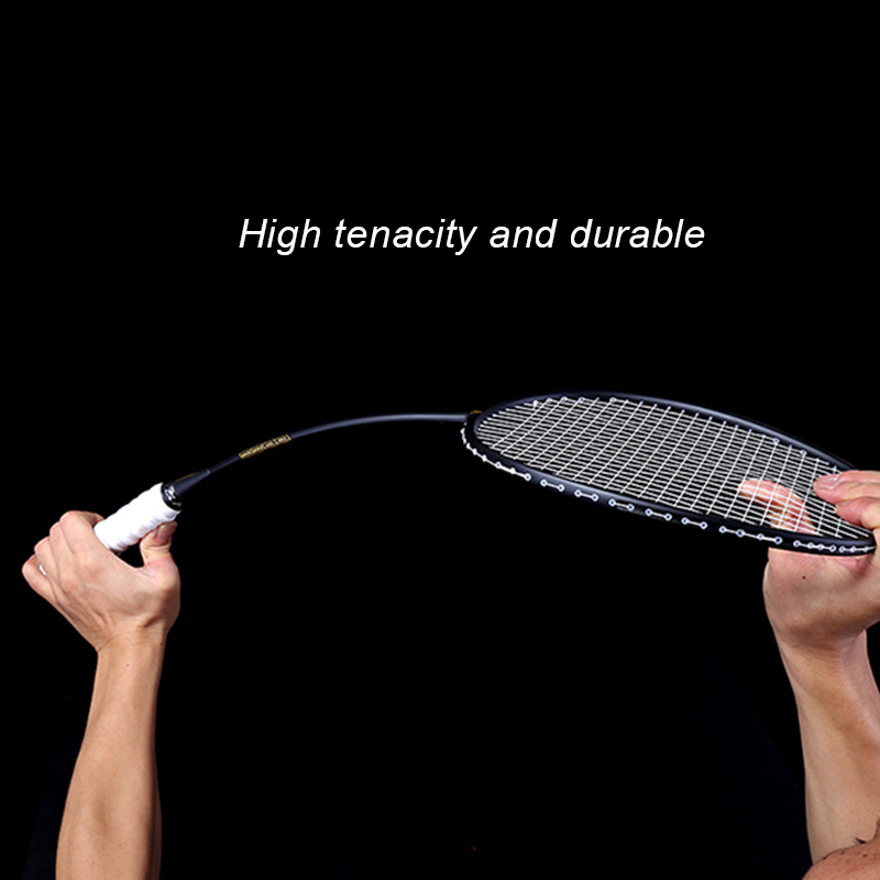 Ultralight 6U 72g Strung Badminton Racket Professional Carbon Badminton Racquet 22-28 LBS free Grips and Wristband